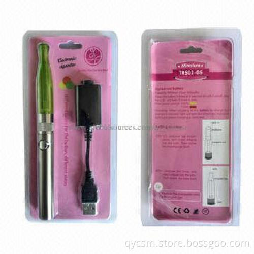 Fashionable Electronic Cigarette Starter/Mini Blister Kit, 5-click Safety Feature